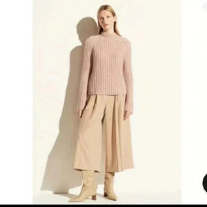 NWT size large Vince Women's Marled Raglan Rib Knit Pullover Sweater